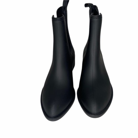 NWT Jeffrey Campbell Stormy Rain Boots in Black - Picture 3 of 8
